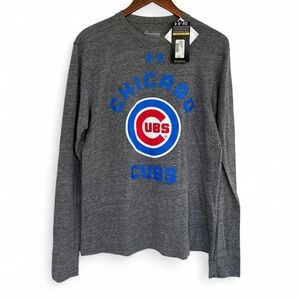 Grey Under Armour Chicago Cubs long sleeve t-shirt